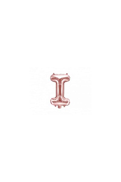 Baloane Vesele Balon Folie Litera I Rose Gold 40 cm LTR1-I
