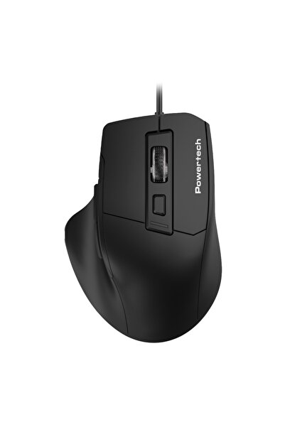NO BRAND POWERTECH ενσύρματο ποντίκι PT-1273, οπτικό, 3600DPI, μαύρο