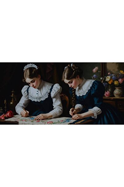mural home لوحة جدارية فيكتوري - Victorian - 100cm * 50cm