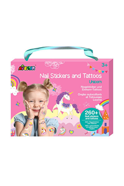 AVENİR Stickere pentru unghii si tatuaje - Unicorni