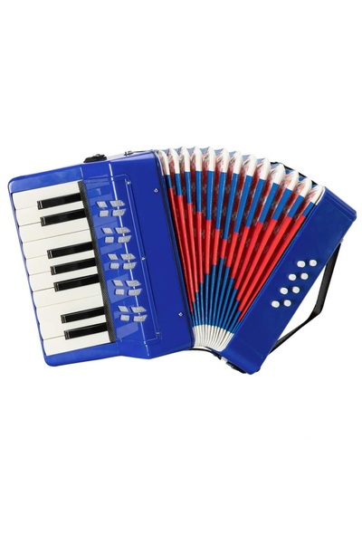 KlaussTech Acordeon pentru copii, Clasic, Ușor de utilizat, Interactiv, 8 bas...
