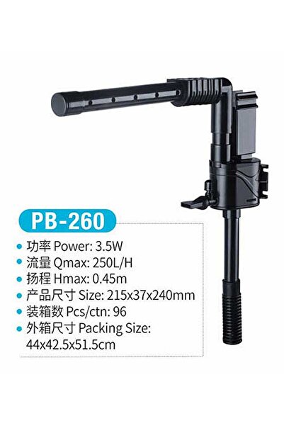 Fatih-Pet Jeneca PB-260 Şelale Filtre Pompası