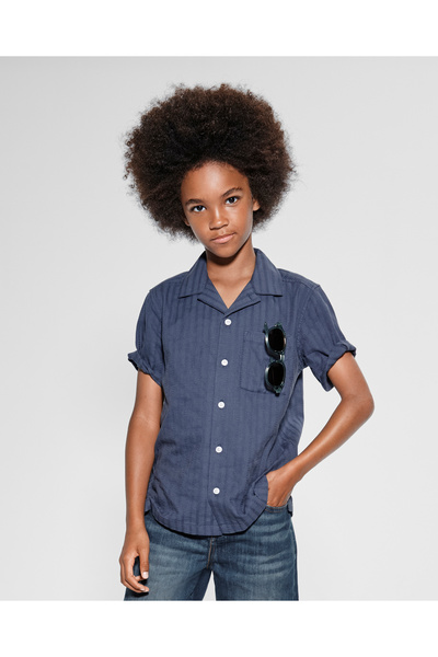 The Children's Place Boys Textured Button Up Shirt