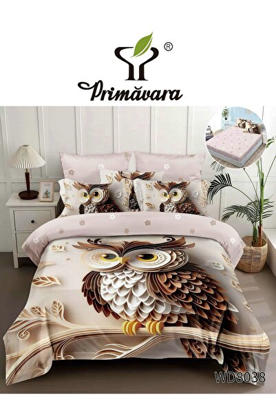 RMR textile 4-piece Duvet Cover Set with Stretchy sheet, model 5 D