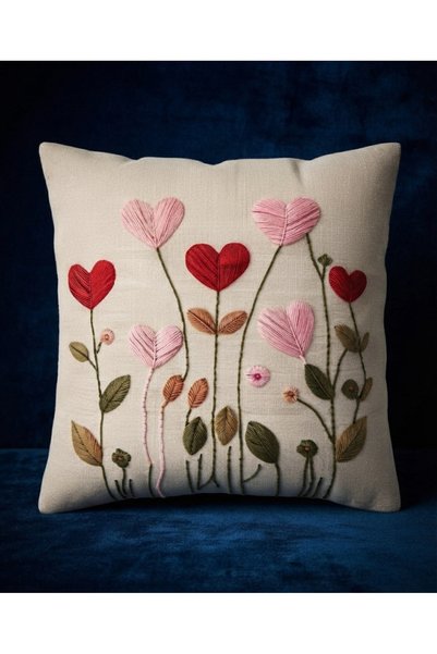 Layvera Throw Pillow Cover 3D Printed 43X43 |   Printed+Soft Texture+Patterned+Modern