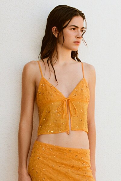 Pull & Bear Pullu askılı top
