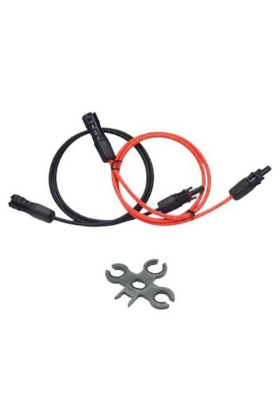 YUPY ®   Cablu solar 4mm - 2x2m cu conectori MC4 și cheie MC4 solară