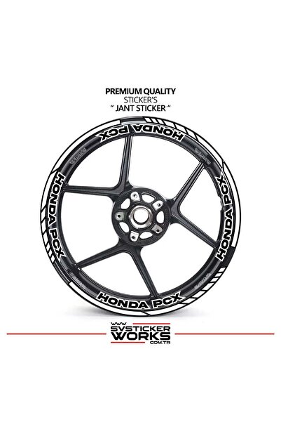 ARONA Honda pcx wheel rim strip and inner rim 16 letter sticker decal model p...