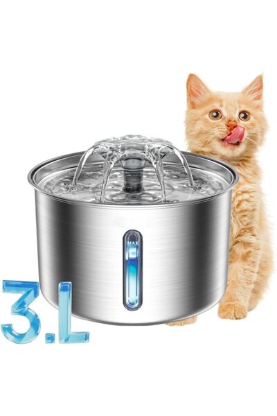 swasto Water Fountain for Cats and Small Medium Dogs,3L/101oz Automatic, Cat ...
