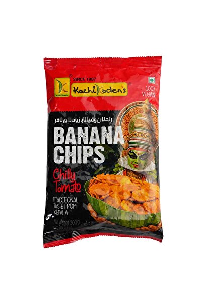 KOZHIKODEN'S Kozhikoden Banana Chilly & Tomato Chips 200g