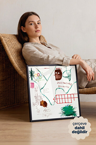 Persona Istanbul Jean-Michel Basquiat "Big Snow" - Sanat Posteri (Çerçevesiz)