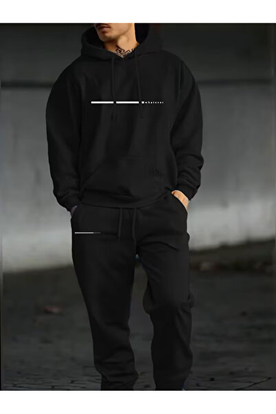 valeriae Calle 00 Urban Street Style 3 Threaded Rastered Sweatpants Set