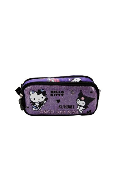 GENC DIJITAL BASKI And Friends Pencil Bag 3262 Silvery Purple