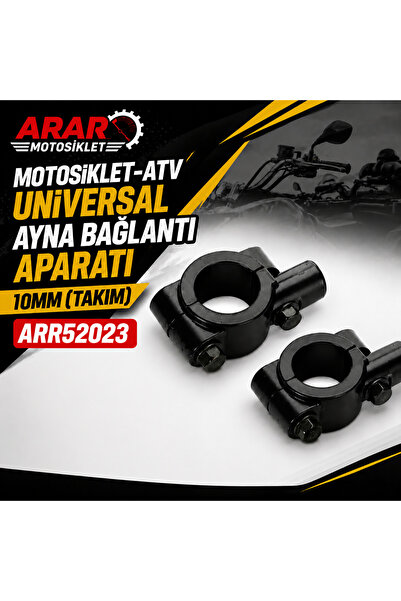 Arar MOTOSİKLET-ATV UNİVERSAL AYNA BAĞLANTI APARATI 10MM(TAKIM)-ARR52023