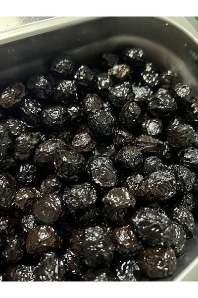 Hakan Ay Gemlik Zeytinleri Hakan Ay İri Sele Siyah Zeytin 900 Gr Doğal Fermante Katkısız Boyasız Kostiksiz