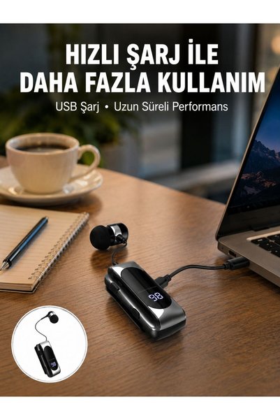 EMVERA Uzun Pil Ömürlü Kablosuz Kulaklık – 25 Saat Konuşma ve Müzik Süresi Yeni Nesil