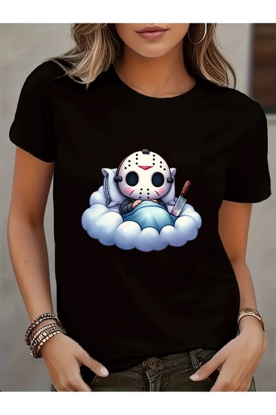 212Wear Printed Women'S Round Neck T-Shirt with Easy Design, Comfortable Brea...