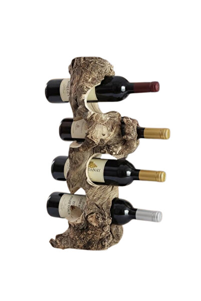 Disini Suport din lemn pentru sticle de vin Vinuri Coffee Wood