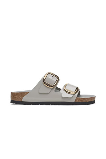 Birkenstock Arizona Big Buckle Nl High Shine Women's Slippers 1029391-20317 Gray