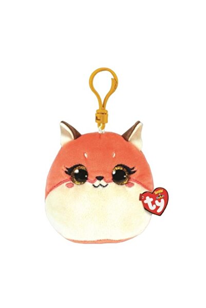 TY Breloc mascota, TY, Squish-a-Boos ROXIE, 8.5 cm, Multicolor