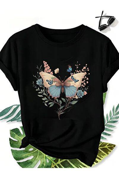 Astogria13 Cute Crop Top, Women's Round Neck Spring Summer Womens Clothing, B...