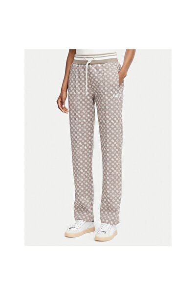 Guess Pantaloni de damă din material textil V5YB20KB212 Bej