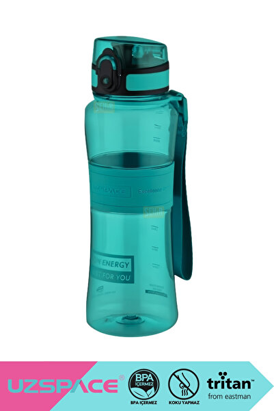 Uzspace 550ml New Collection Medium Size Silicone Body Tritan Water Bottle No...
