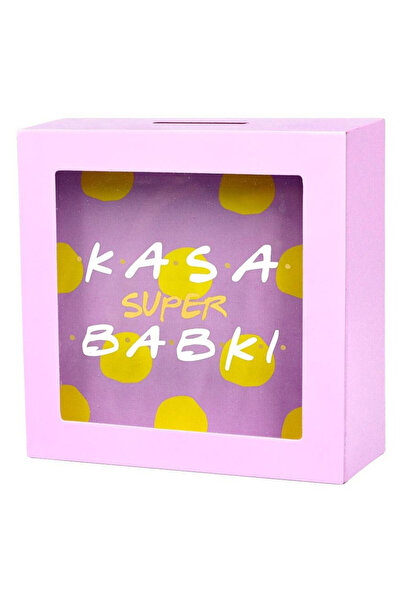 KUKARTKA SKARBBOXY Pusculita "Super Babka" MDF 16x16x5 cm