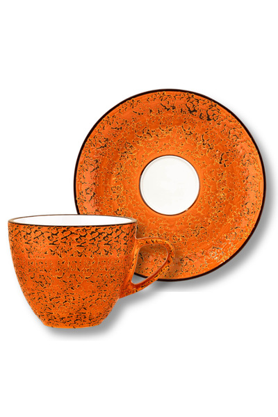 WILMAX ENGLAND Cească espresso porțelan Colorboom, Portocaliu, 75 ml, Wilmax