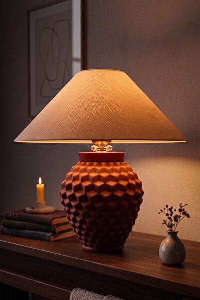 Hmydesign Handmade Dekoratif Seramik Abajur - Tessaro