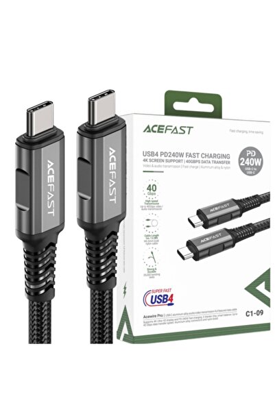 Acefast شحن سريع USB4 PD240W مع دعم شاشة 4K |   نقل بيانات بسرعة 40 جيجابت في...