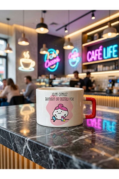 Hediyeni Al I Have No Job, I Have No Beauty Either Special Design Printed Cer...