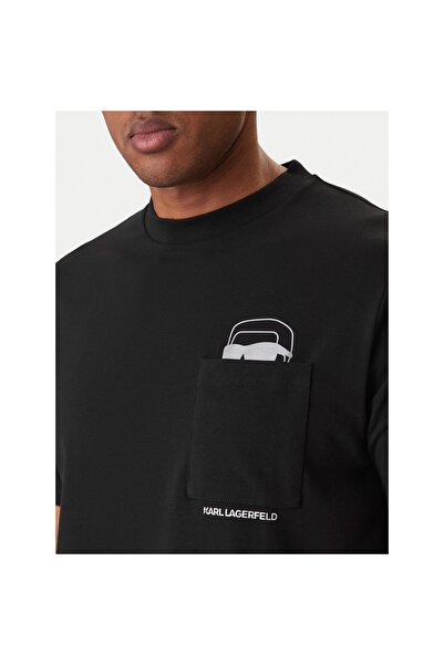 Karl Lagerfeld Tricou bărbătesc 755047-561221 Negru