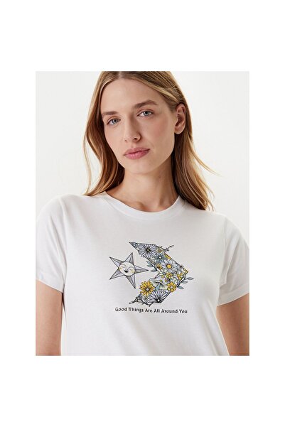 Converse Tricou de damă 10027752-A02 Alb