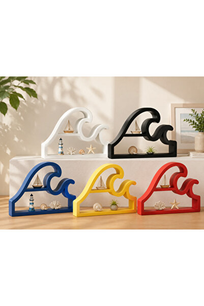 MYE TEKNOLOJİ Wave Design Decorative Shelf – Marine Themed Mini Toy, Figure, ...
