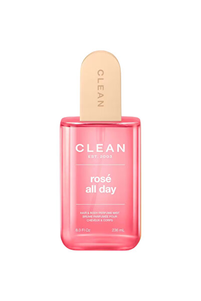 Clean Spray parfumat pentru păr, cu aromă de trandafir, pentru femei, 236 ml