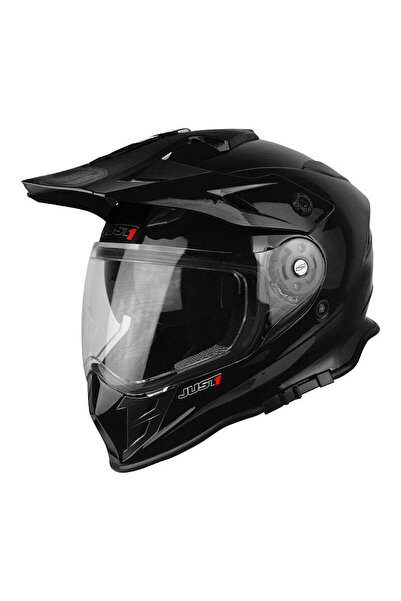 Just1 J34 Pro Kapalı Motosiklet Kaskı Siyah