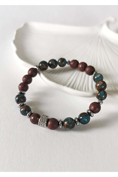 Halley Concept Special Design Natural Stone Men's Bracelet