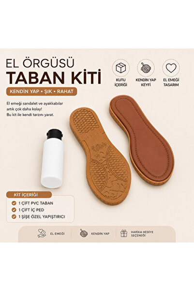 DH Tuhafiye EL ÖRGÜ DELİKLİ TABAN KİT