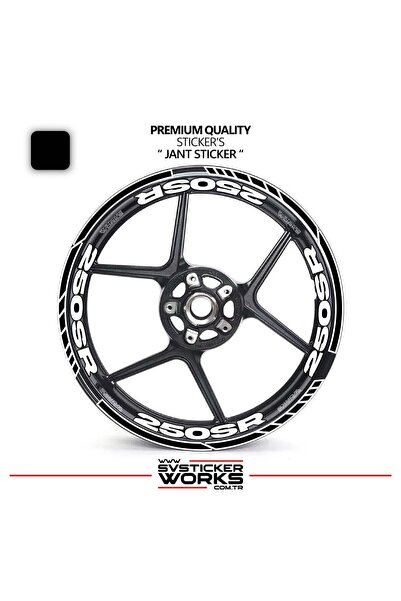ARONA Cfmoto 250Sr Wheel Sticker and Inner Text Printed Label Sticker Model P...