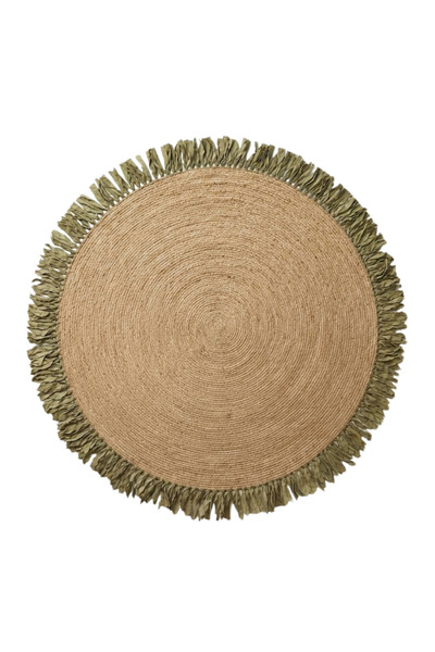 Rugs Modern Halı Rugs Modern Home - Modern Yuvarlak Hasır Dokulu Halı