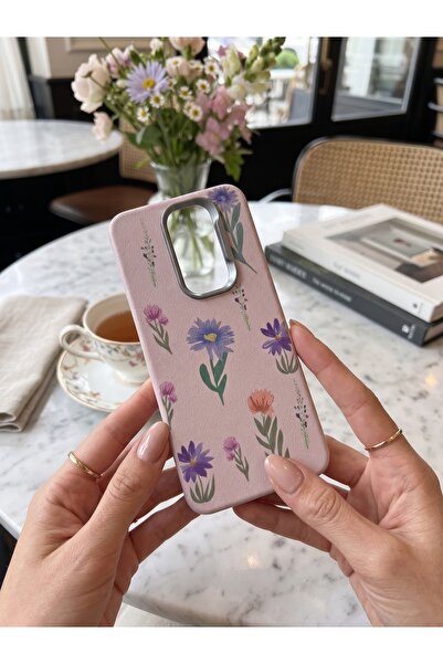 Hatreds Redmi Note 8 Pro Deri Dokulu Desenli Kamera Korumalı Darbe Emici Sili...