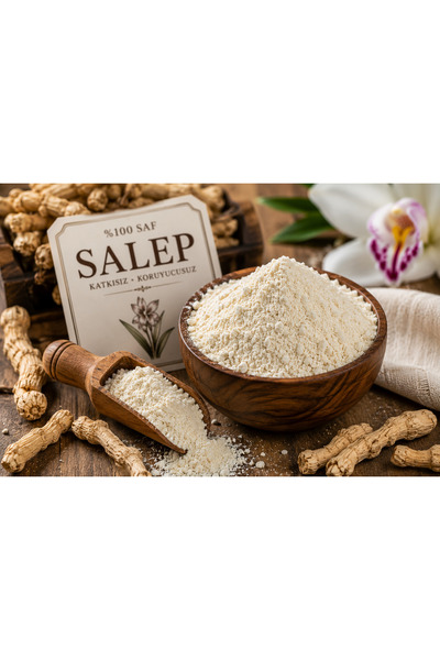 BENSAM Burdur Bucak Doğal %100 Saf Katkısız Sahlep ( 100 gr ) - Toz Salep Meş...
