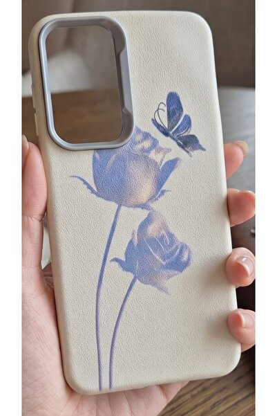 Hatreds Galaxy A36 Deri Dokulu Desenli Kamera Korumalı Darbe Emici Silikon Te...