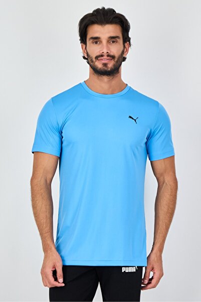 Puma Men Sportswear Fit Short Sleeve Training T-Shirt, Blue