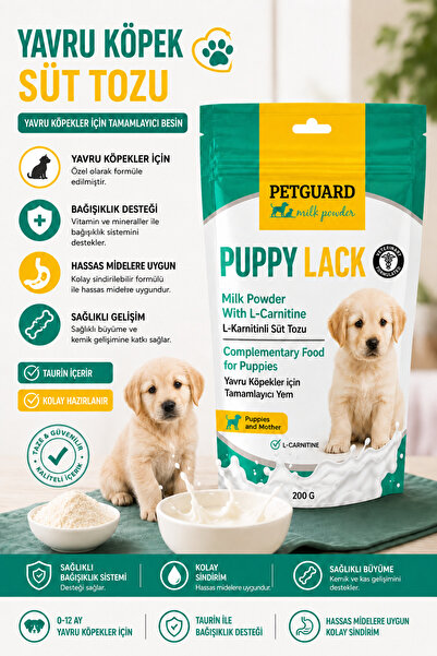 LİON PAW Taurinli Köpek Süt Tozu 200 Gr Yavru Köpek Anne Sütü Destekli Tamaml...