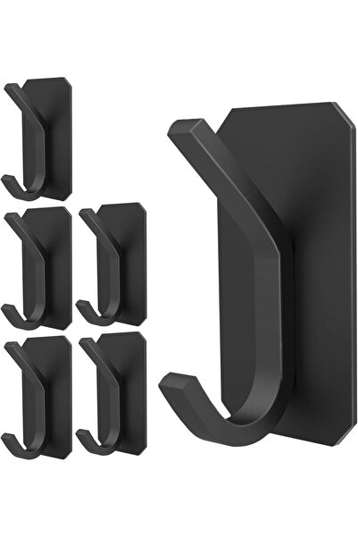 Arabest Bathroom Organizer,5-Pack Adhesive Hooks,Heavy Duty Wall Hooks,Waterp...
