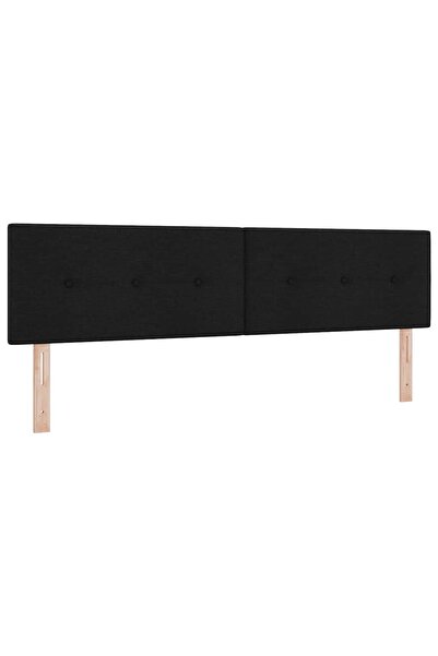 vidaxl Cap de pat cu înălțime ajustabilă Negru 180 cm țesătură