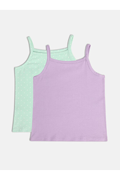 MINI KLUB By Styli Pack Of 2 - Girls Cotton Camisole