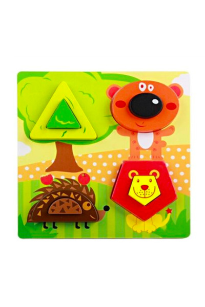 OEM Puzzle 2D, Wooden, Wild Animals